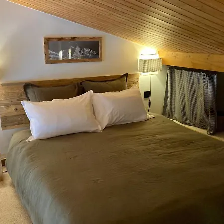 Ensoleille Aux Tines, Vue Massif Apartman Chamonix