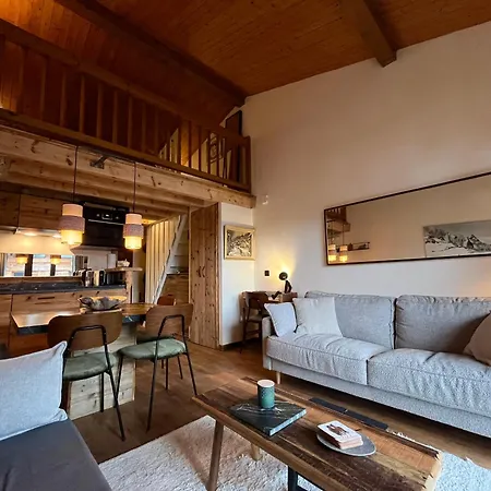Ensoleille Aux Tines, Vue Massif Apartment Chamonix